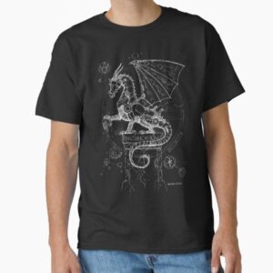 Steampunk Dragon (white)