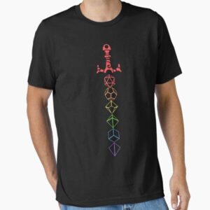 Rainbow Dice Sword Tabletop RPG Gaming