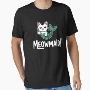 Meowmaid! Funny Mermaid Cat Pun