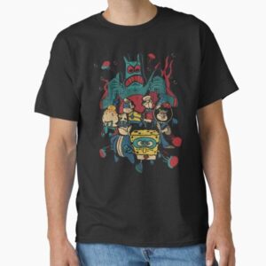 SpongeBob SquarePants Retro Superhero Group Poster