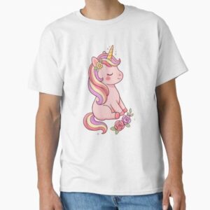 Cute Pastel Unicorn Kawaii Floral Fantasy