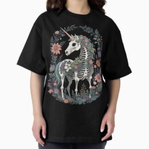 Floral Skeleton Unicorn